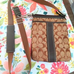 Coach cross body purse